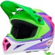 Bell MX-9 Jackal Motocross Helmet - Fluo Green / Purple