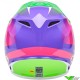 Bell MX-9 Jackal Motocross Helmet - Fluo Green / Purple