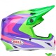 Bell MX-9 Jackal Crosshelm - Fluo Groen / Paars