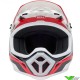 Bell MX-9 Rift Motocross Helmet - White / Red