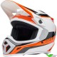 Bell MX-9 Rift Motocross Helmet - White / Orange