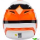 Bell MX-9 Rift Motocross Helmet - White / Orange