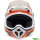 Bell MX-9 Rift Motocross Helmet - White / Orange