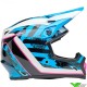 Bell MX-9 Breakdance Motocross Helmet - Blue / Pink