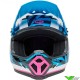 Bell MX-9 Breakdance Motocross Helmet - Blue / Pink