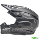 Bell Moto-10 Fasthouse Raven Motocross Helmet - Black / White / Matte