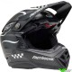 Bell Moto-10 Fasthouse Raven Motocross Helmet - Black / White / Matte