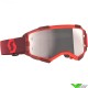 Scott Fury Crossbril - Rood / Zilver Chrome Lens