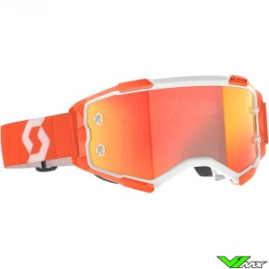 Scott Fury Crossbril - Oranje / Oranje Chrome lens