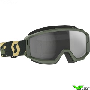 Scott Primal Sand Dust Crossbril - Camo / Kaki / Donkere Lens