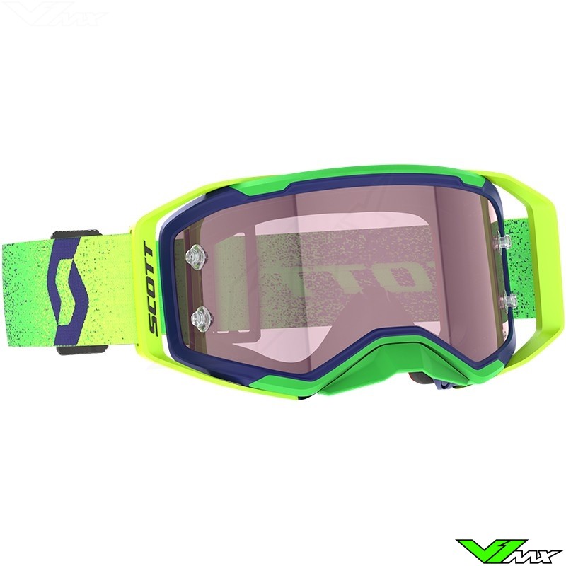 Scott Prospect 2.0 Crossbril - Paars / Fluo Geel / Amplifier Roze Lens