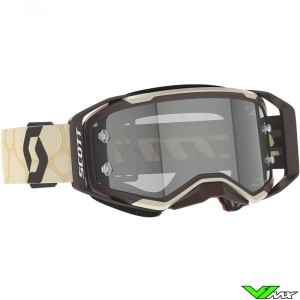 Scott Prospect 2.0 Sand Dust LS Motocross Goggle - Beige / Brown / Light sensitive Lens