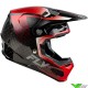 Fly Racing Formula S Protocol Crosshelm - Carbon Zwart / Rood