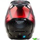 Fly Racing Formula S Protocol Motocross Helmet - Carbon Black / Red