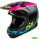 Fly Racing Formula CC Underglow Motocross Helmet - Grey / Pink / Blue