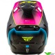 Fly Racing Formula CC Underglow Motocross Helmet - Grey / Pink / Blue