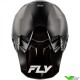 Fly Racing Formula CC Objective Crosshelm - Zwart / Wit