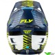 Fly Racing Formula CP Slice Crosshelm - Navy / Fluo Geel