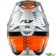 Fly Racing Formula CP Slice Crosshelm - Grijs / Oranje