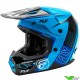 Fly Racing Kinetic Rally Motocross Helmet - Blue / Black