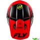 Fly Racing Kinetic Rally Motocross Helmet - Red / Black