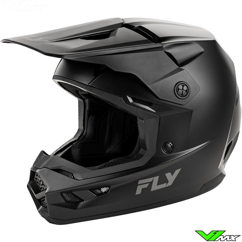 Fly Racing Kinetic Motocross Helmet - Matte Black