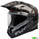 Fly Racing Trekker Conceal Adventure helm - Zwart / Grijs