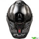 Fly Racing Trekker Conceal Adventure helm - Zwart / Grijs