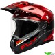 Fly Racing Trekker Conceal Adventure helmet - Red / Black