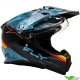 Fly Racing Trekker Conceal Adventure helm - Slate / Zwart