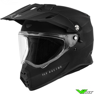 Fly Racing Trekker Adventure helm - Mat Zwart