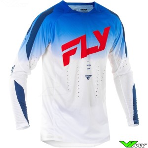 Fly Racing Evolution DTS 2025 Cross shirt - Blauw / Wit / Rood