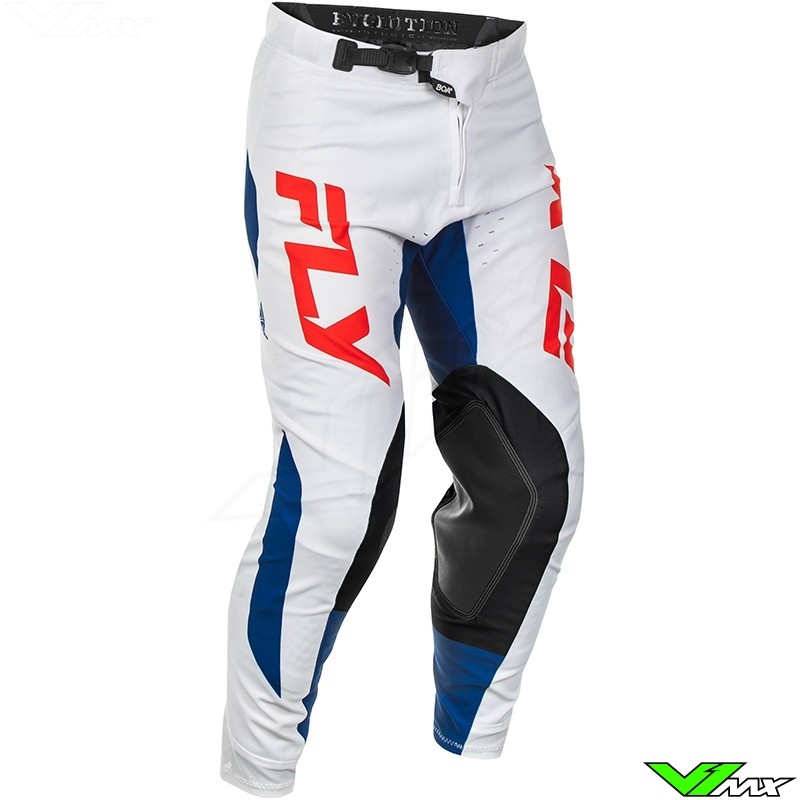 Fly Racing Evolution DTS 2025 Motocross Pants - Blue / White / Red