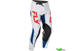 Fly Racing Evolution DTS 2025 Crossbroek - Blauw / Wit / Rood