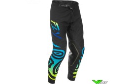 Fly Racing Evolution DTS Zen SE 2025 Crossbroek - Zwart / Blauw / Fluo Geel