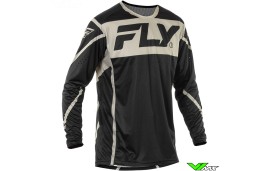 Fly Racing Lite 2025 Motocross Jersey - Black / Grey