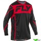 Fly Racing Lite 2025 Cross shirt - Rood / Zwart