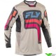 Fly Racing Lite Vice SE 2025 Cross shirt - Grijs / Roze / Koraal