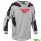 Fly Racing Kinetic Sym 2025 Cross shirt - Grijs / Rood