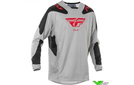 Fly Racing Kinetic Sym 2025 Cross shirt - Grijs / Rood