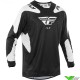 Fly Racing Kinetic Sym 2025 Cross shirt - Zwart / Wit