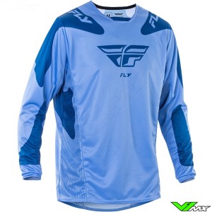 Fly Racing Kinetic Sym 2025 Motocross Jersey - Ultra Marine / Dark Blue