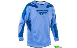 Fly Racing Kinetic Sym 2025 Motocross Jersey - Ultra Marine / Dark Blue