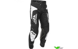 Fly Racing Kinetic Sym 2025 Crossbroek - Zwart / Wit