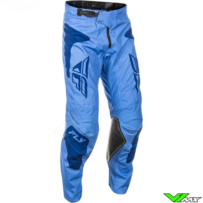 Fly Racing Kinetic Sym 2025 Crossbroek - Ultra Marine / Donker Blauw