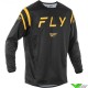 Fly Racing Kinetic Center 2025 Motocross Jersey - Black / Gold