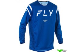 Fly Racing Kinetic Center 2025 Cross shirt - Navy / Wit