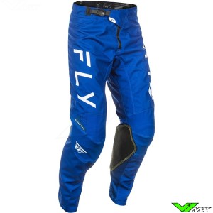 Fly Racing Kinetic Center 2025 Crossbroek - Navy / Wit