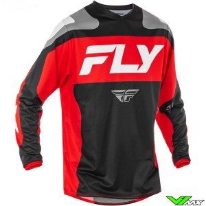 Fly Racing F-16 2025 Cross shirt - Zwart / Rood