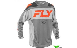 Fly Racing F-16 2025 Cross shirt - Grijs / Oranje